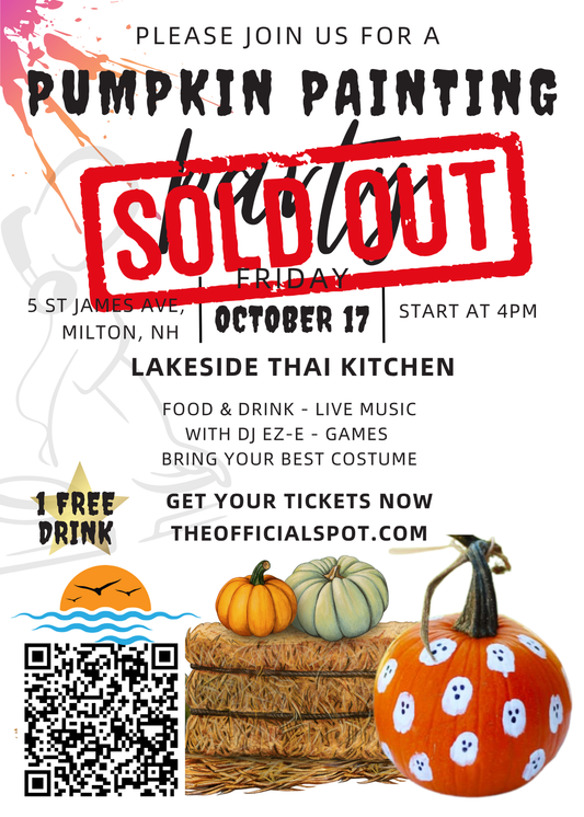 Pumpkin Painting Party, at Lakeside Thai Kitchen